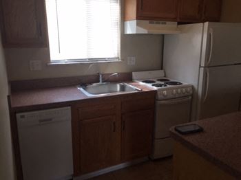 All white appliances-1 bedrooms